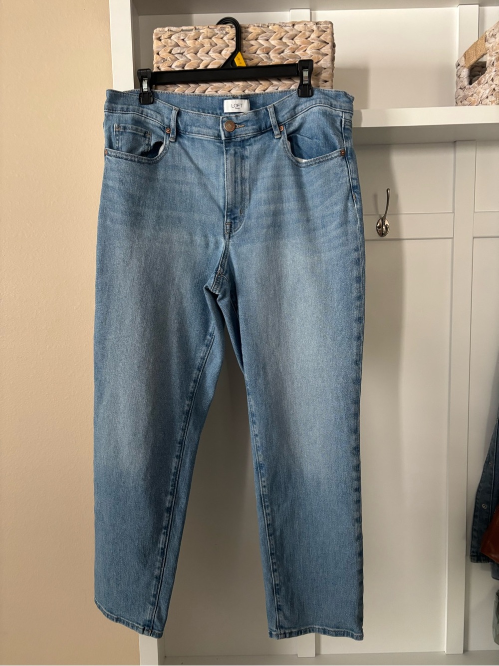 LOFT Light Blue Straight Leg Jeans